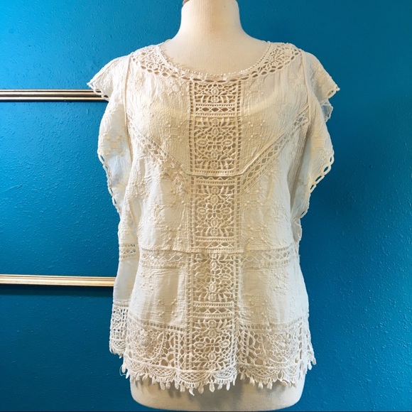 democracy lace crochet top